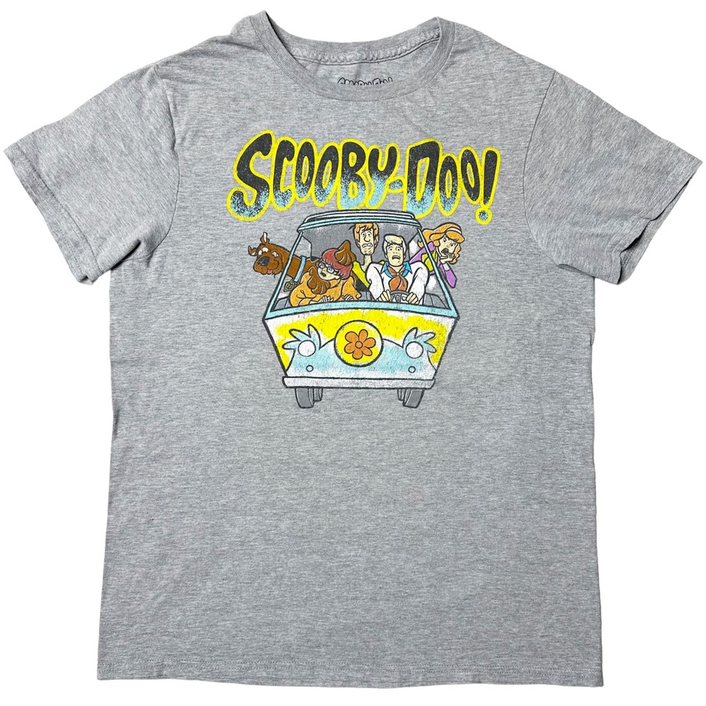 Scooby-Doo & The Gang Mystery Machine Graphic T-Shirt Grey Unisex Sz S - Picture 1 of 4